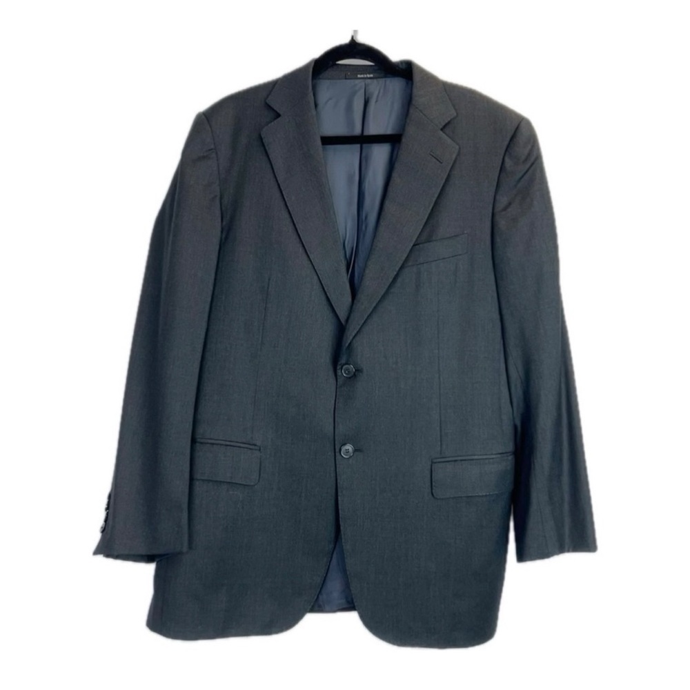 Lux Ermenegildo Zegna Men’s Italian Wool Gray Sport Coat Blazer 54R (US …